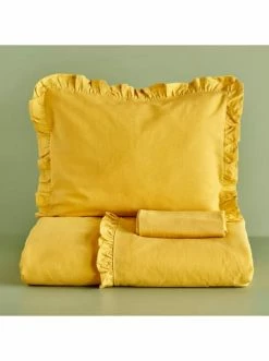 Besorgen 👏 Heimtextilien BELLA MAISON 3tlg. Bettwäsche-Set "Brenta" In Gelb Günstig Kaufen 🎁 -bella-maison Verkaufsladen bella maison 3tlg bettwasche set brenta in gelb 5