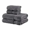 Blitzangebot ✔️ Bad BELLA MAISON 4tlg. Handtuch-Set "Basic" In Anthrazit Günstig Kaufen 🥰