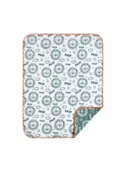 Brandneu ❤️ Baby Grundausstattung BELLA MAISON Babydecke Leo In Mint Günstig Kaufen ⭐