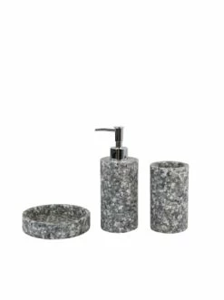 Bester Verkauf 👍 BELLA MAISON Bad-Zubehör (Set, 3-tlg.) Leon In Schwarz Günstig Kaufen ⭐