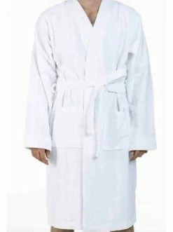 Auslauf 😉 BELLA MAISON Bademantel Velvet In Weiss Günstig Kaufen ✔️