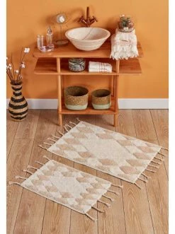 Beste Bewertungen von 🌟 BELLA MAISON Badematte-Set Mono In Beige Günstig Kaufen 🎁