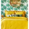 Auslauf 😀 Heimtextilien BELLA MAISON Bettwasche Brenta In Mustard Yellow Günstig Kaufen 🛒