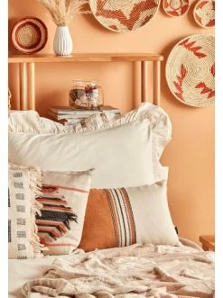 Beste Bewertungen von 🔥 Heimtextilien BELLA MAISON Bettwasche Brenta In Off-white Günstig Kaufen 🎁 -bella-maison Verkaufsladen bella maison bettwasche brenta in off white 3