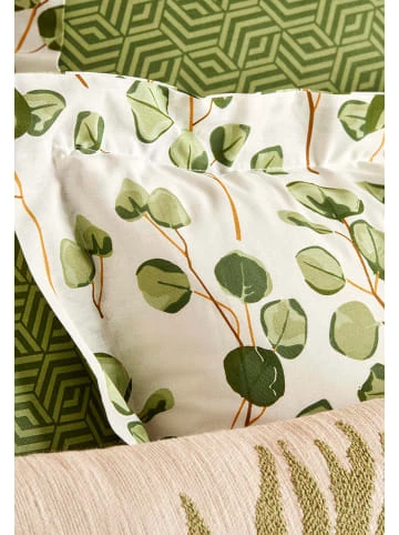 Auslauf ❤️ Heimtextilien BELLA MAISON Bettwäsche Eucalyptus In Green Günstig Kaufen 🎉 5 Auslauf ❤️ Heimtextilien BELLA MAISON Bettwäsche Eucalyptus In Green Günstig Kaufen 🎉 – Bild 5