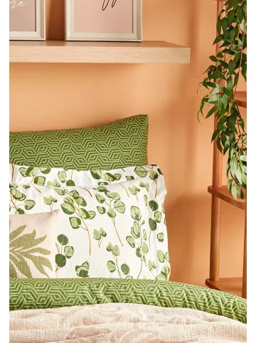 Auslauf ❤️ Heimtextilien BELLA MAISON Bettwäsche Eucalyptus In Green Günstig Kaufen 🎉 1 Auslauf ❤️ Heimtextilien BELLA MAISON Bettwäsche Eucalyptus In Green Günstig Kaufen 🎉