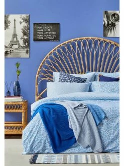 Bester Verkauf 🧨 Heimtextilien BELLA MAISON Bettwäsche-Set (2-tlg.) In Blau Günstig Kaufen 🥰