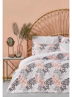 Auslauf 🔔 Heimtextilien BELLA MAISON Bettwäsche-Set (2-tlg.) Myron In Lachs Günstig Kaufen 🛒