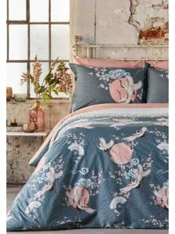 Auslauf ✔️ Heimtextilien BELLA MAISON Bettwäsche-Set (2-tlg.) Sakura In Blau Günstig Kaufen 🤩