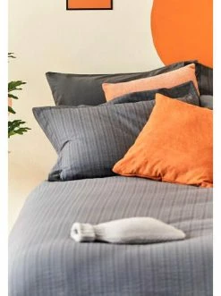 Auslauf 🌟 Heimtextilien BELLA MAISON Bettwäsche-Set In Anthrazit Günstig Kaufen ⭐ -bella-maison Verkaufsladen bella maison bettwasche set in anthrazit 3