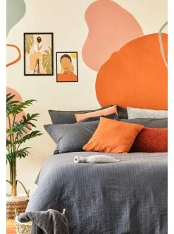 Auslauf 🌟 Heimtextilien BELLA MAISON Bettwäsche-Set In Anthrazit Günstig Kaufen ⭐ -bella-maison Verkaufsladen bella maison bettwasche set in anthrazit 4