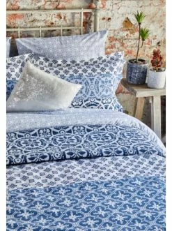 Budget 🤩 Heimtextilien BELLA MAISON Bettwäsche Set In Blau Günstig Kaufen 🤩