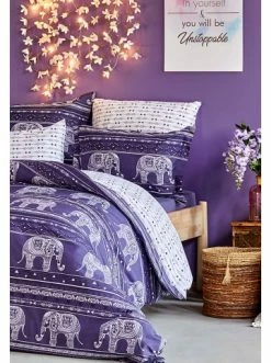 Bester Verkauf 🌟 Heimtextilien BELLA MAISON Bettwäsche Set In Purple Günstig Kaufen 🥰