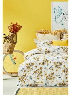 Bestpreis 😀 Heimtextilien BELLA MAISON Bettwäsche Set In Yellow-grey Günstig Kaufen ❤️