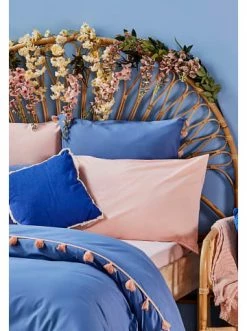 Blitzangebot ❤️ Heimtextilien BELLA MAISON Bettwäsche Set Tanora In Blau Günstig Kaufen 🔥