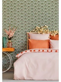 Großhandel 😀 Heimtextilien BELLA MAISON Bettwäsche Set Tanora In Lachs Günstig Kaufen 🧨