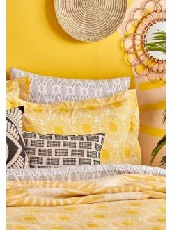 Aktion ❤️ Heimtextilien BELLA MAISON Bettwäscheset 2teilig Sunset In Yellow Günstig Kaufen 👍