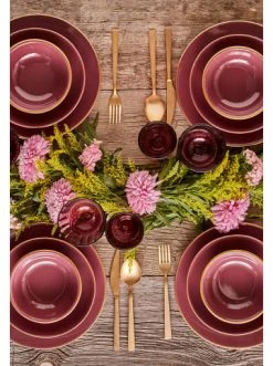 Großhandel ❤️ Küche BELLA MAISON Dessertteller Allure In Dusky Pink Günstig Kaufen 🤩 -bella-maison Verkaufsladen bella maison dessertteller allure in dusky pink 4