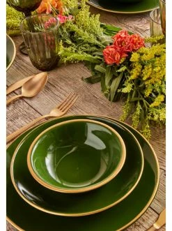 Angebote ❤️ Küche BELLA MAISON Dessertteller Allure In Khaki Günstig Kaufen 👍 -bella-maison Verkaufsladen bella maison dessertteller allure in khaki 7