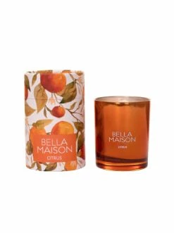 Brandneu ⌛ Dekoration BELLA MAISON Duftkerze Citrus In Orange Günstig Kaufen 😀