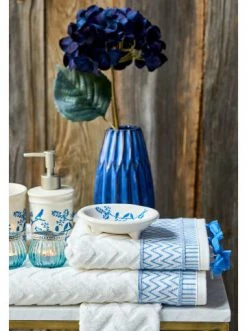 Coupon 🎁 Bad BELLA MAISON Handtücher Set 6-teilig Karma In Blau Günstig Kaufen 👍 -bella-maison Verkaufsladen bella maison handtucher set 6 teilig karma in blau 3