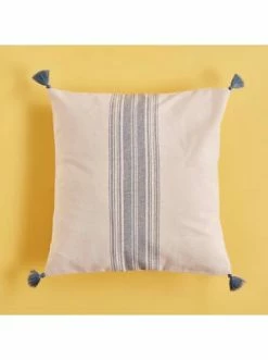 Angebote 🌟 Heimtextilien BELLA MAISON Kissenhülle "Coastel" In Beige/ Blau - (L)45 X (B)45 Cm Günstig Kaufen 🎁