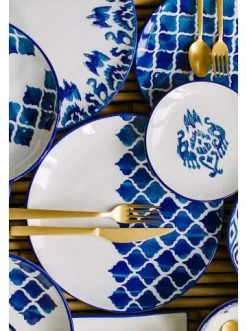 Blitzangebot ⭐ Küche BELLA MAISON Kuchenteller Blue Tile, Set 6 Tlg In Blau Günstig Kaufen ❤️ -bella-maison Verkaufsladen bella maison kuchenteller blue tile set 6 tlg in blau 2