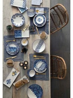 Schlussverkauf 🛒 Küche BELLA MAISON Müslischalen 6-tlg. Blue Tile In Blau Günstig Kaufen 😀 -bella-maison Verkaufsladen bella maison muslischalen 6 tlg blue tile in blau 2