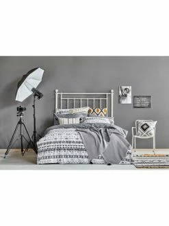 Beste Bewertungen von 🤩 Heimtextilien BELLA MAISON Renforcé-Bettwäsche-Set "Glen" In Grau/ Schwarz Günstig Kaufen 🛒