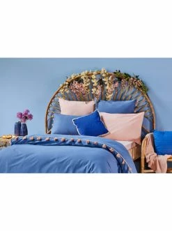 Aktion 🎉 Heimtextilien BELLA MAISON Renforcé-Bettwäsche-Set "Tanora" In Blau Günstig Kaufen ✔️