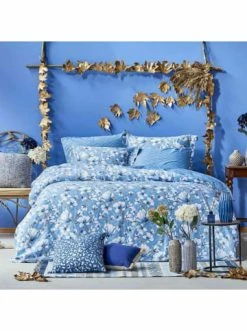 Neu ✔️ Heimtextilien BELLA MAISON Satin-Bettwäsche-Set "Valerie" In Blau Günstig Kaufen ❤️