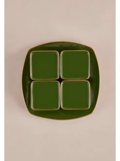 Bestes Angebot 🔥 Küche BELLA MAISON Servierplatten Allure In Khaki Günstig Kaufen ✔️ -bella-maison Verkaufsladen bella maison servierplatten allure in khaki 3