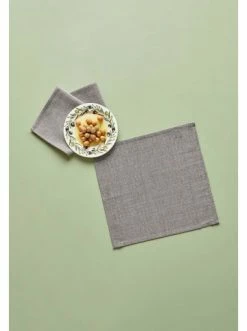 Brandneu 😀 Heimtextilien BELLA MAISON Servietten 2er-Pack Basic In Grau Günstig Kaufen 🔥