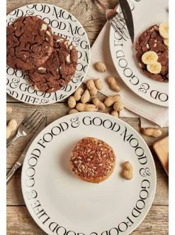 Rabatt 🔔 Küche BELLA MAISON Speiseteller 6-teilig Motto In Black-white Günstig Kaufen ⭐ -bella-maison Verkaufsladen bella maison speiseteller 6 teilig motto in black white 4