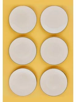 Aktion 🎉 Küche BELLA MAISON Speiseteller Allure In White-green Günstig Kaufen 🛒