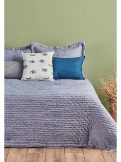 Angebote 🤩 Heimtextilien BELLA MAISON Tagesdecke Mia In Dark Blue Günstig Kaufen 😉