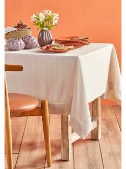 Brandneu 🤩 Küche BELLA MAISON Tischdecke Basic In Puder Günstig Kaufen ⭐ -bella-maison Verkaufsladen bella maison tischdecke basic in puder 2