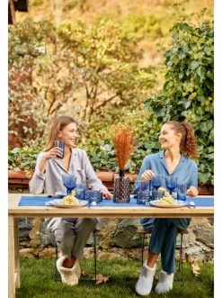 Budget 🥰 Küche BELLA MAISON Tischläufer Paula In Dunkel Blau Günstig Kaufen 🧨 -bella-maison Verkaufsladen bella maison tischlaufer paula in dunkel blau 3