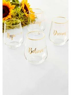 Bester Verkauf 🎁 Küche BELLA MAISON Trinkglass A Sip Of Hope In Durchsichtig Günstig Kaufen 🧨